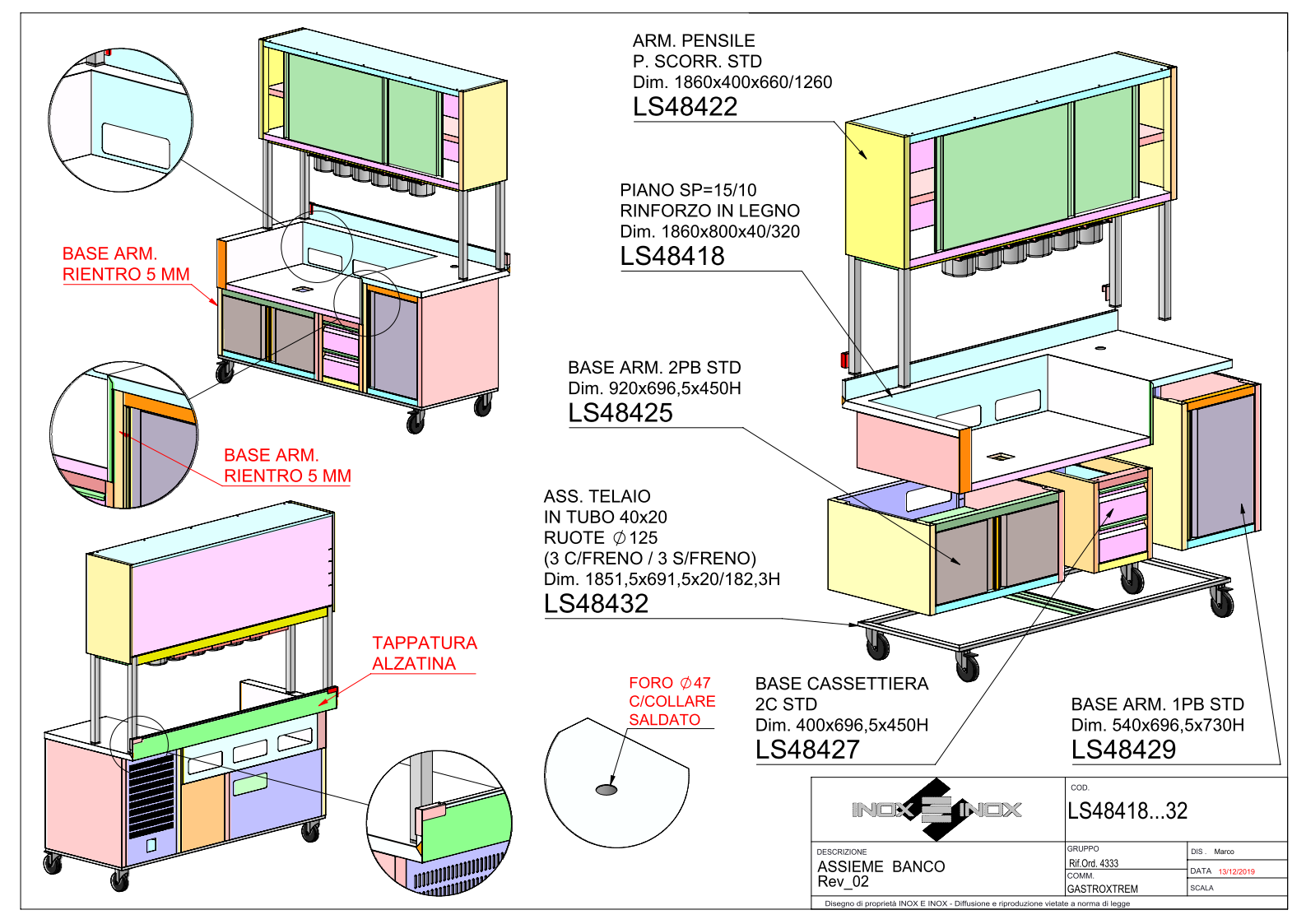Edelstahl-Sonderbau Outdoor-Küche nach Maß