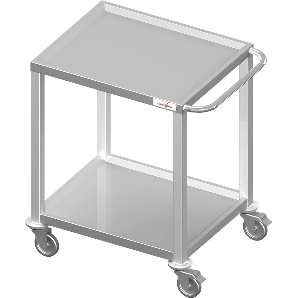 GASTROXTREM Transportwagen mit zwei Böden verschweißt - verschiedene Größen