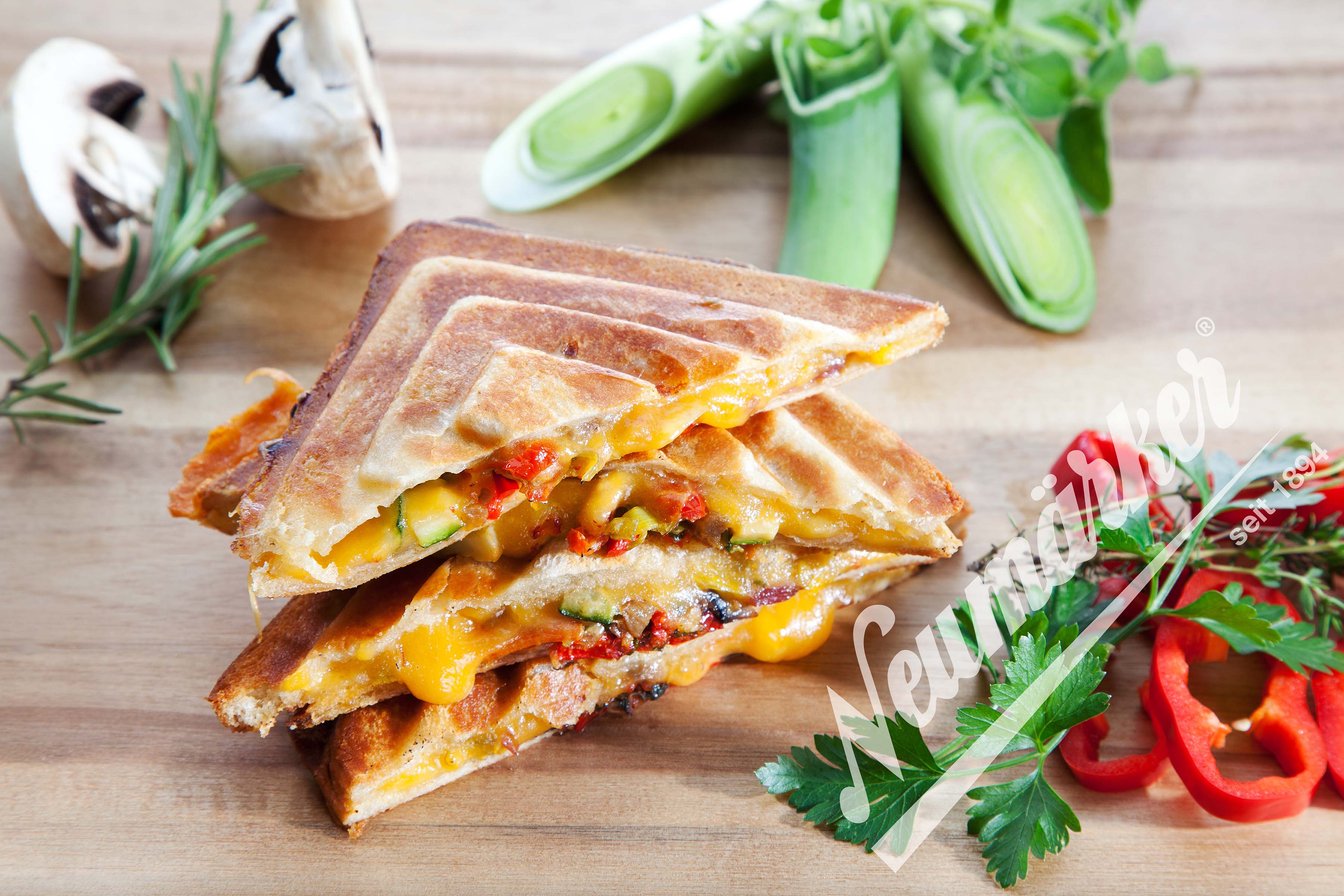 Neumärker Sandwichmaker Thermocook® inkl. Sandwich Wechselplatten
