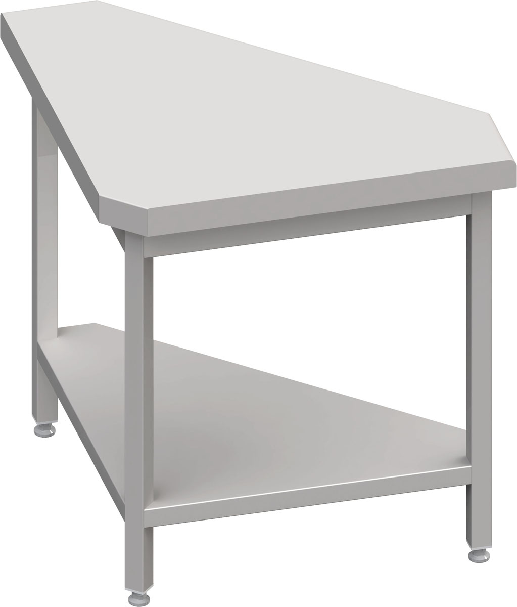 STALGAST Neutralausgabe 90° Ausseneckmodul 785x785x880 mm, Edelstahlabdeckung