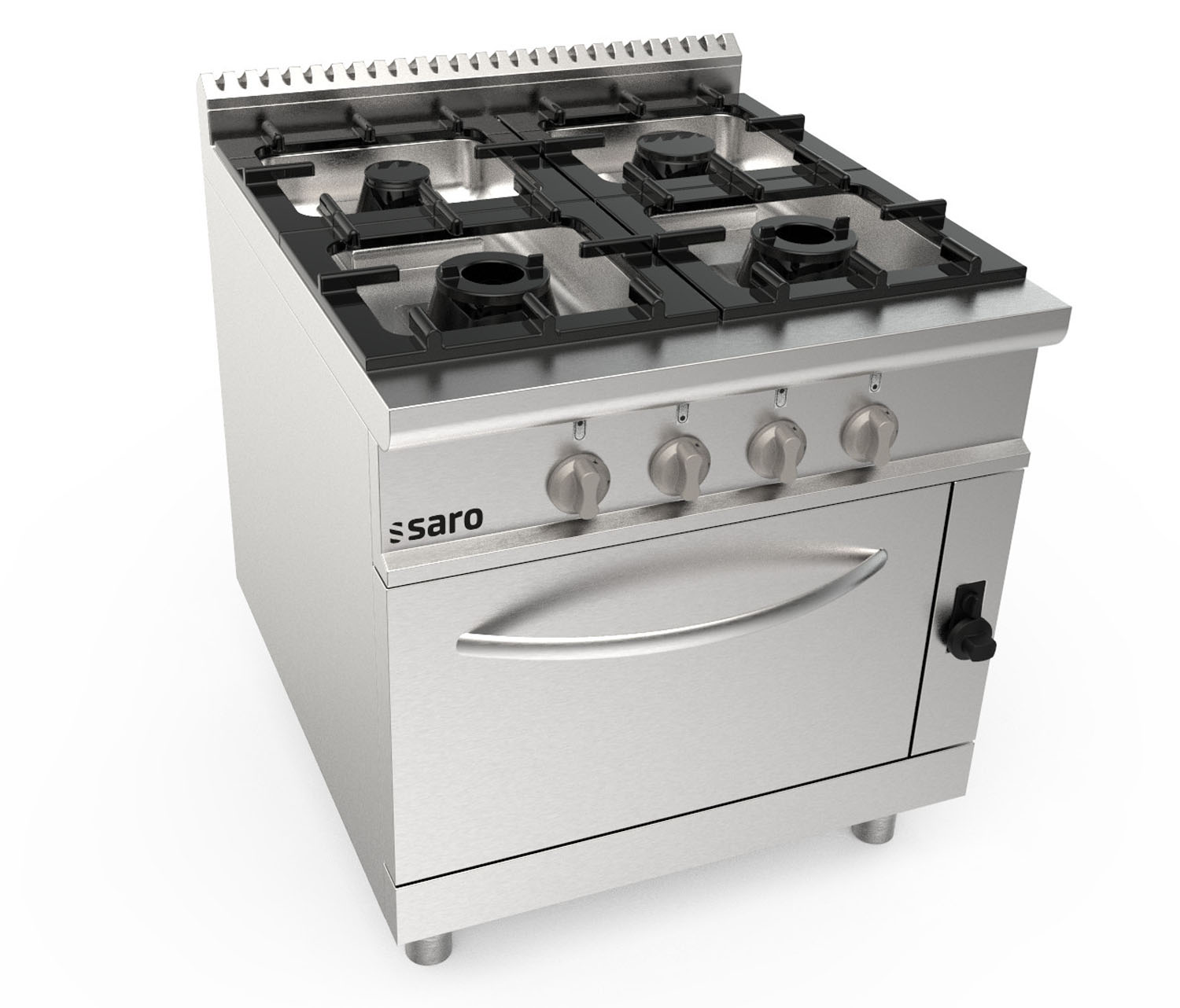 SARO Gasherd +Gasofen  4 Brenner LQ