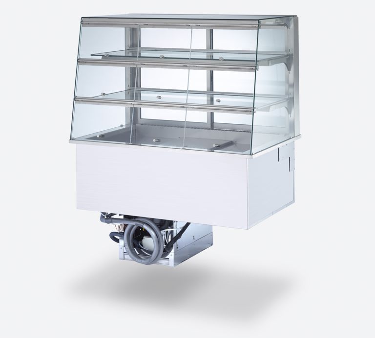 Profit-Line 95000 Umluft Kühlvitrine mit Entnahmeklappen - Einbaugerät - versch. Größen