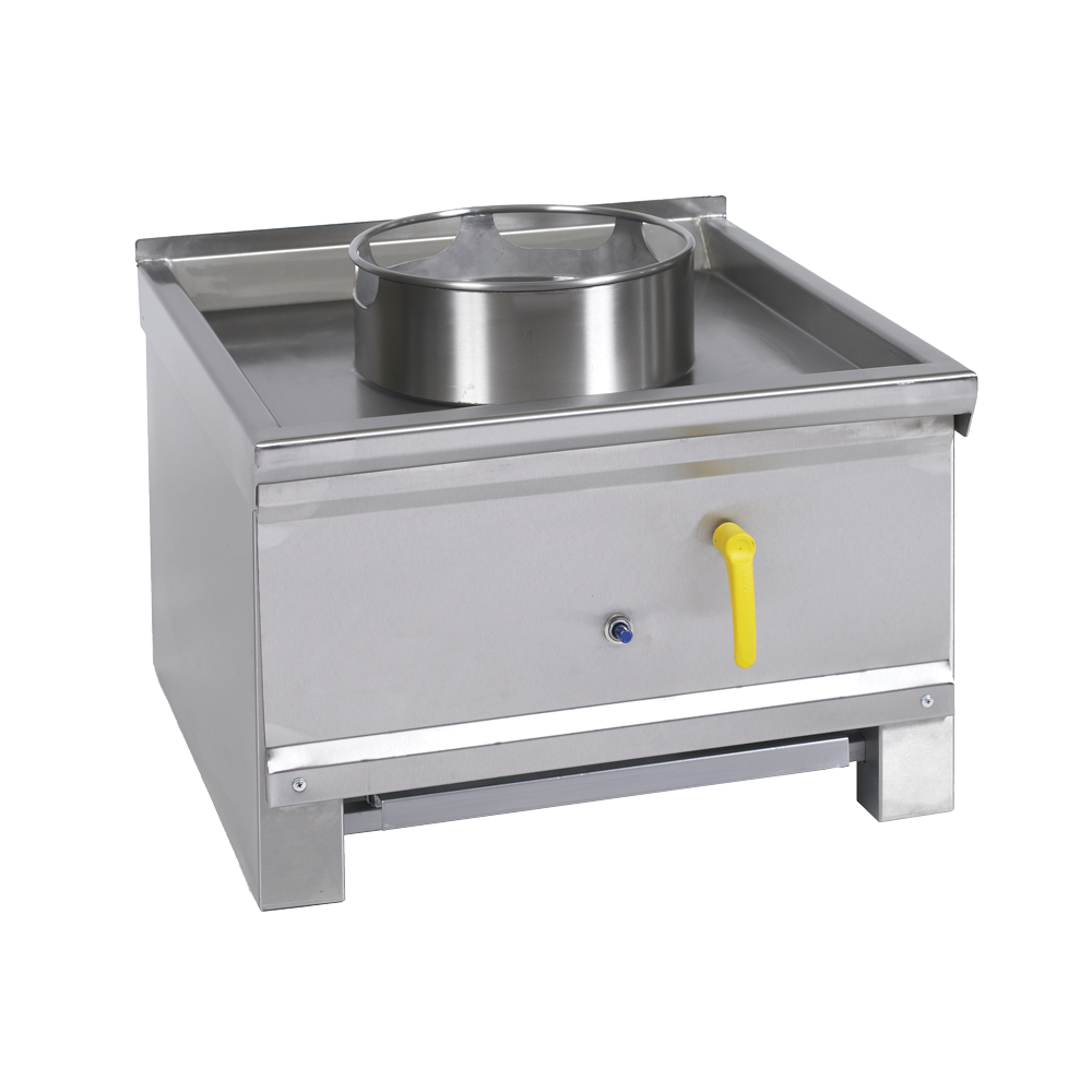 Power Wokherd / Chinaherde, Gas, 1 Brenner mit 25 kW, Tischgerät