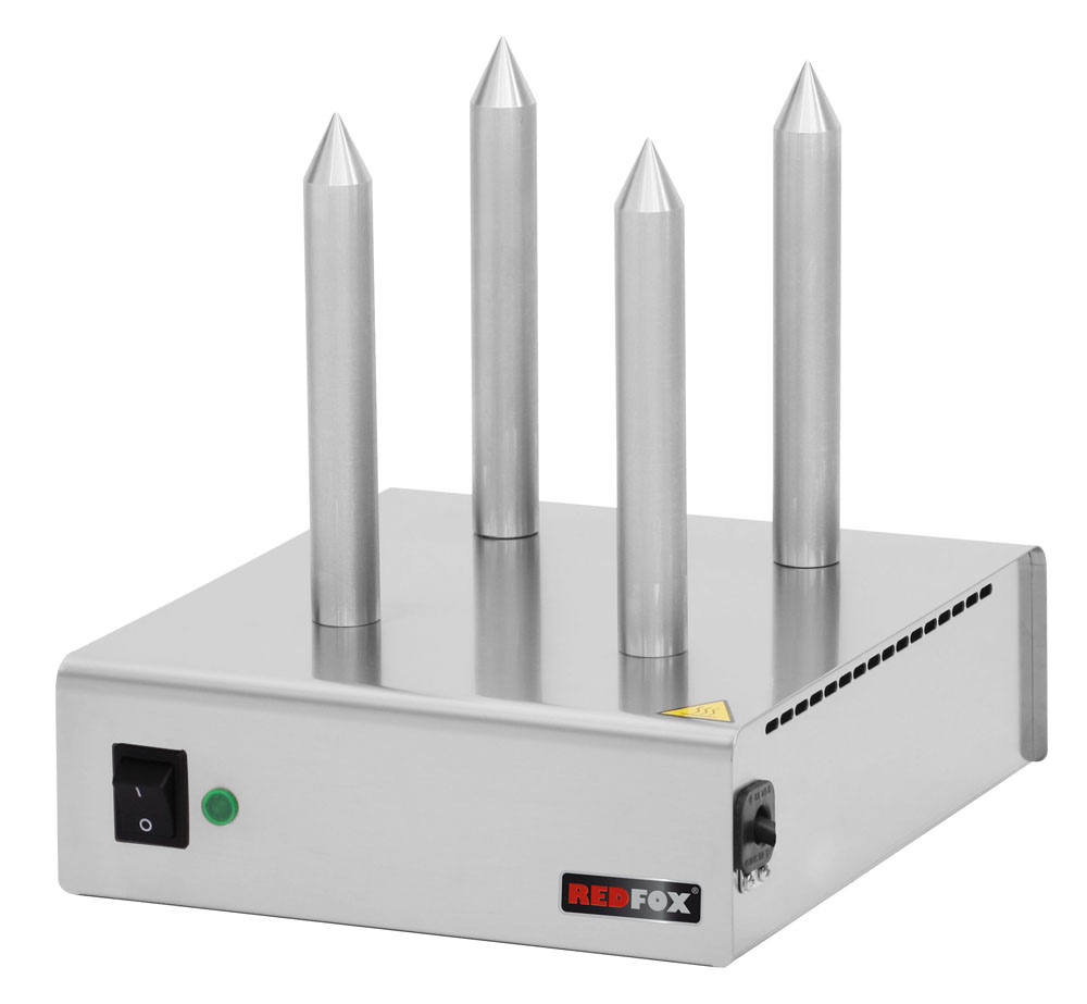 PROFIKOCHER 162610 Hot Dog-Gerät mit 4 Brötchenspießen