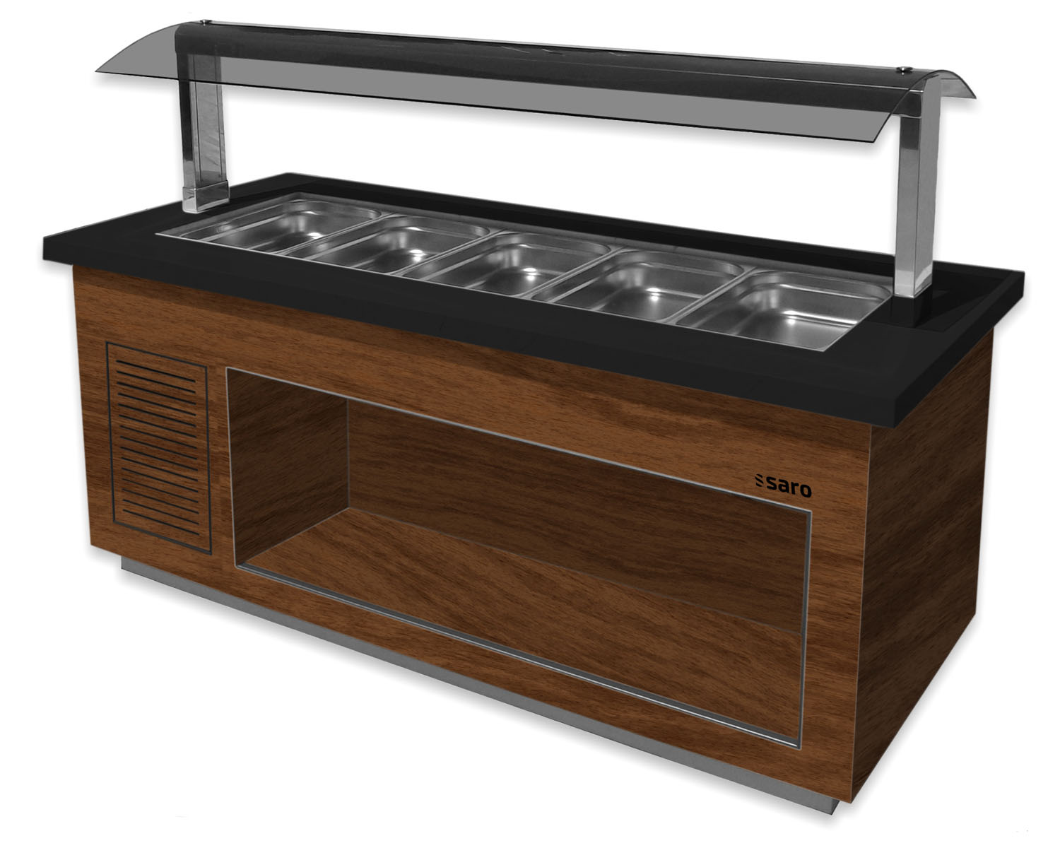 SARO Heißes Buffet  Premium Line SB-H170 braun/schwarz