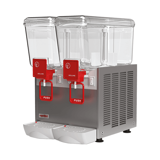 Arctic Deluxe 12/2 Kaltgetränke Dispenser 2 x 12 Liter by ugolini mit Rührflügelsystem