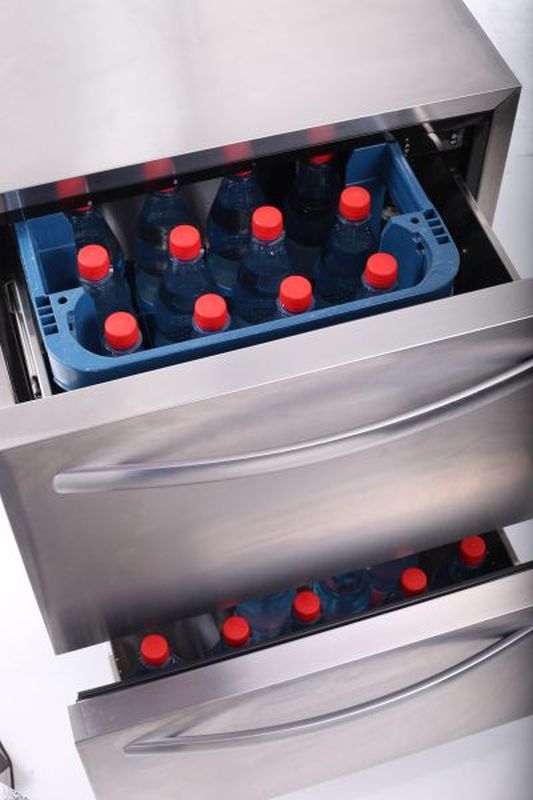Schubladenkühler für 45 1Liter Flaschen KBS UKS 140