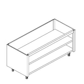 Offene Arbeitsschränke 