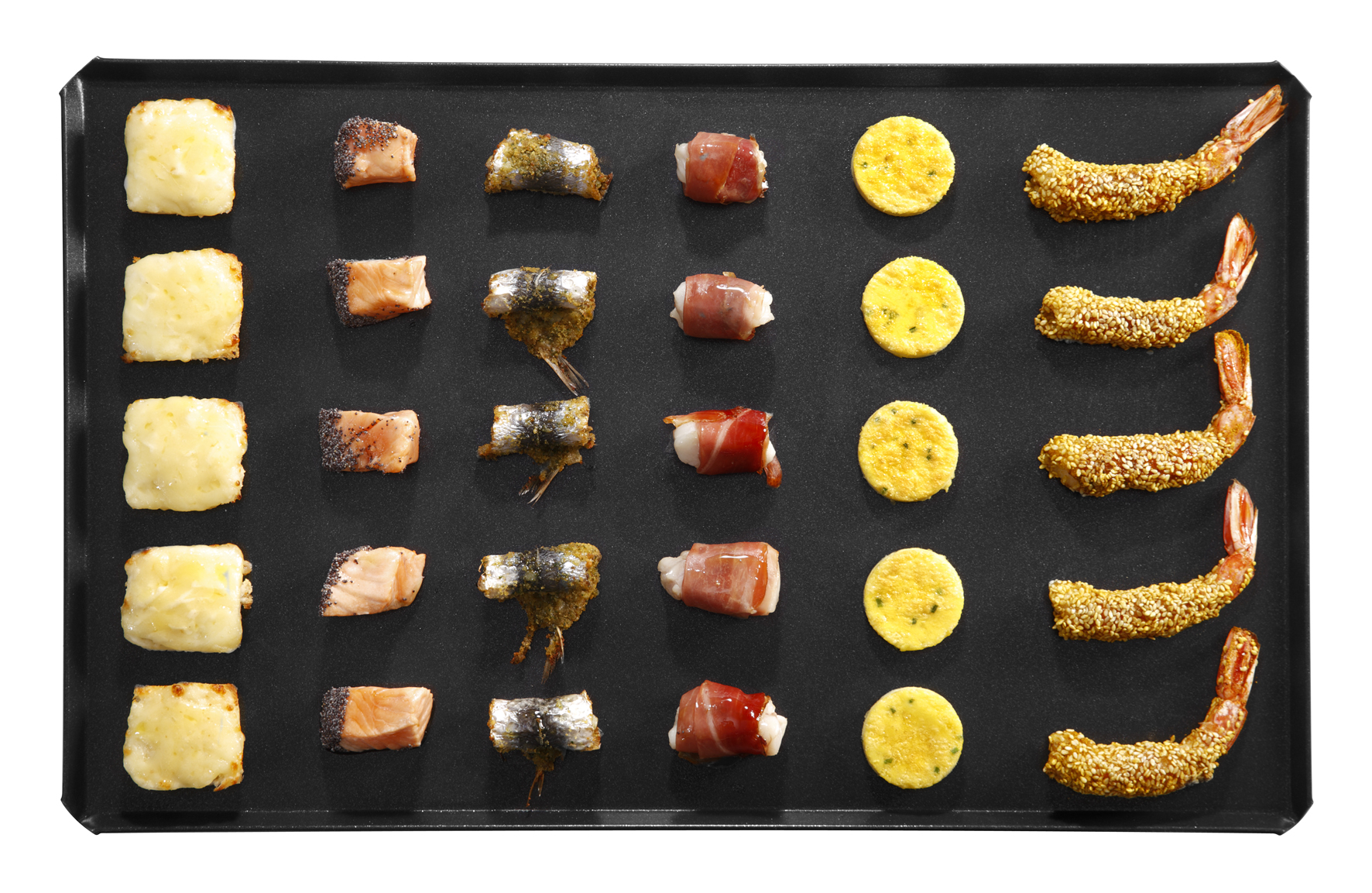 FINGER GRILL BAKE PAN Behäter antihaftbeschichtet offen - verschiedene Größen