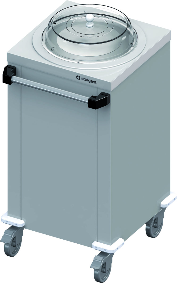 STALGAST Tellerspender, fahrbar 550x510x880 mm für Speisenausgabesysteme