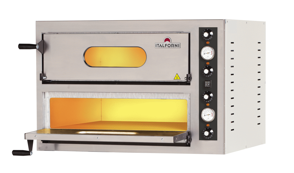 KBS Pizzaofen Compact 4 für 4+4 Pizzen ø33cm elektro 9 kW