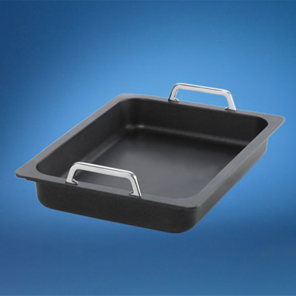 Alu-Guss-Behälter GN 2/3 Tiefe 20 mm, mit und ohne Griffe Scholl Z0774 und Z0775