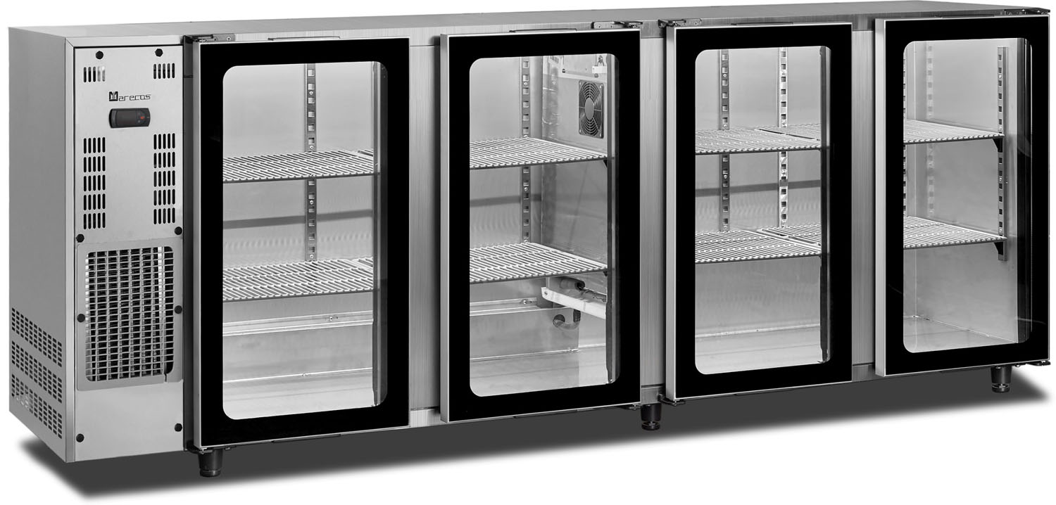 SARO Backbarcooler mit 4 Glastüren, 
Modell FGB 451-267 A PV