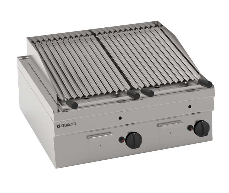 KBS Gas Lavasteingrill 2 Heizzonen Ready 600 Tischgerät