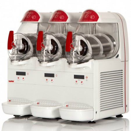 NOSCH Granitor NG6-3 White electronic, 3x6 Liter Dispenser, Eismaschine by ugolini