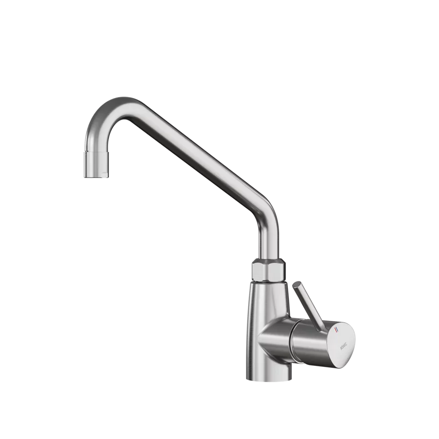 KWC 24.561.044.700FL V2A Edelstahl GastroE Einhebel-Einloch-Armatur