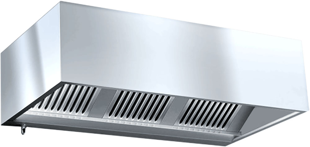 KBS Wandhaube Kubusform Flammschutzfilter Typ F1