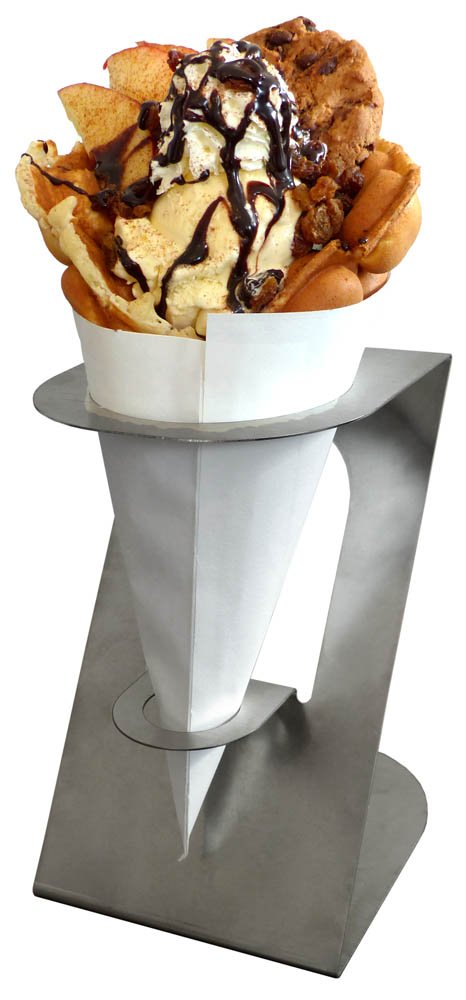 Edelstahl Spitztütenhalter Neumärker 10-40005