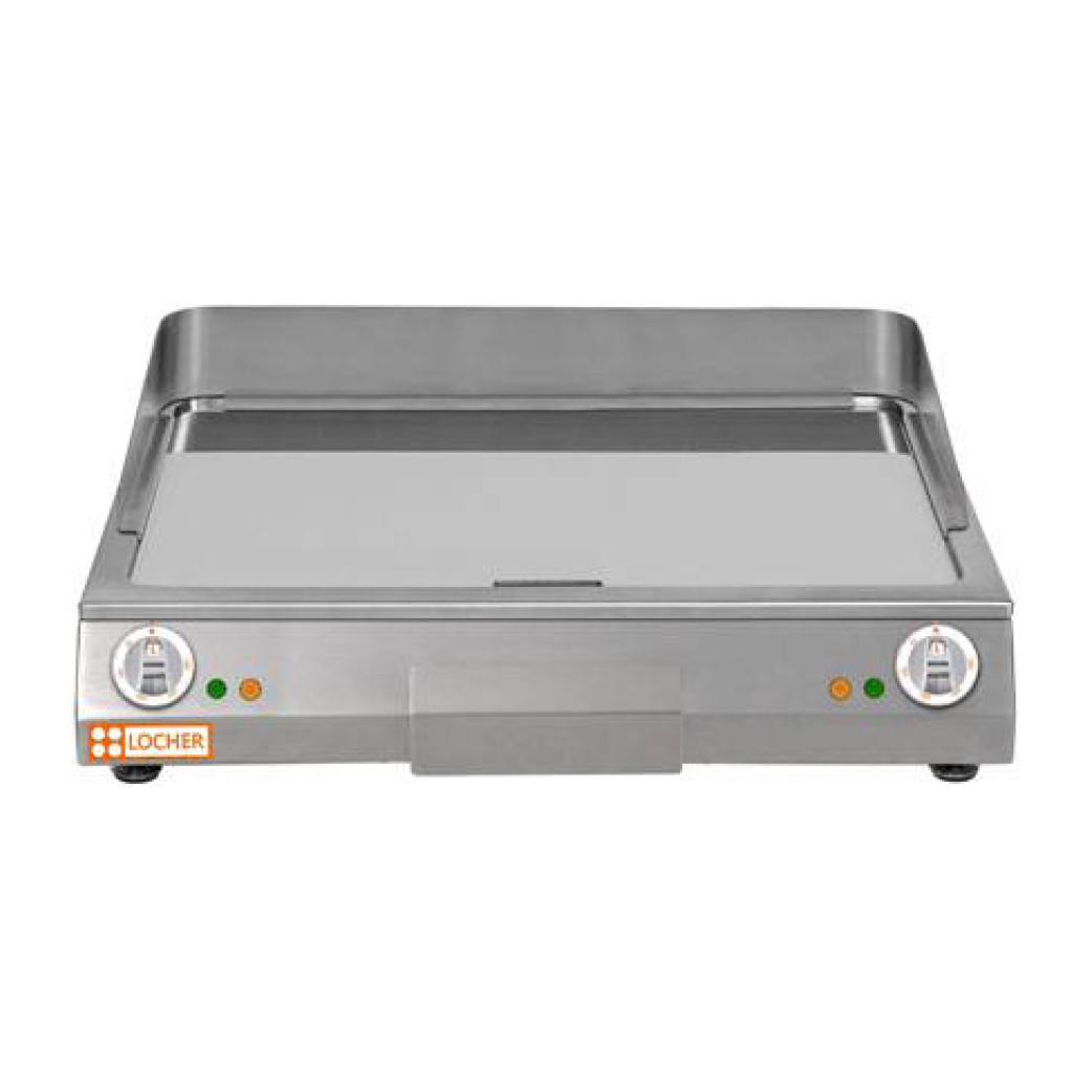 LOCHER 201442 Elektro-Bratplatte LGA80 hartverchromt, glatt