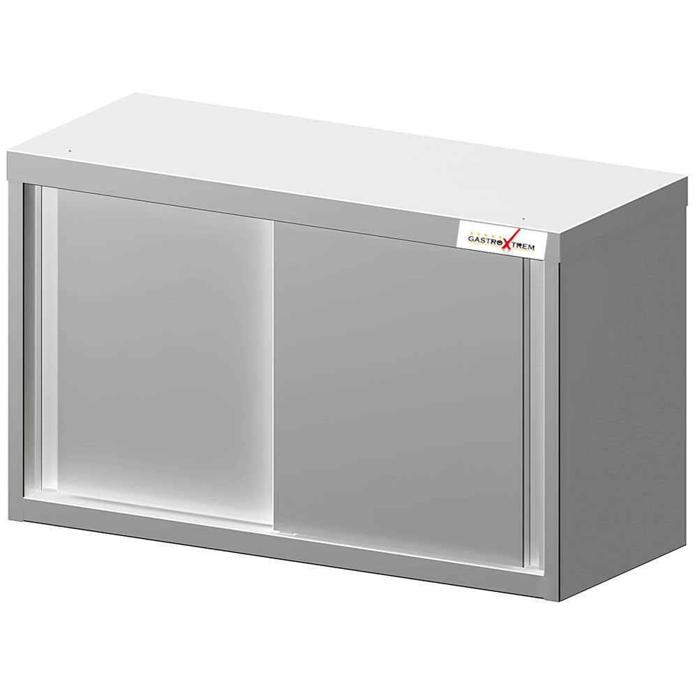 GASTROXTREM Edelstahl Hängeschrank mit Schiebetüren - versch. Ausführungen