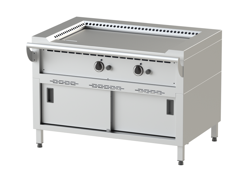 KBS Gas Teppanyaki-Grill mit 2 Heizzonen 14 kW Tischgerät