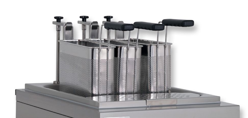 Berner BNK1H Korbhebeautomatik für Nudelkocher für 3 Körbe