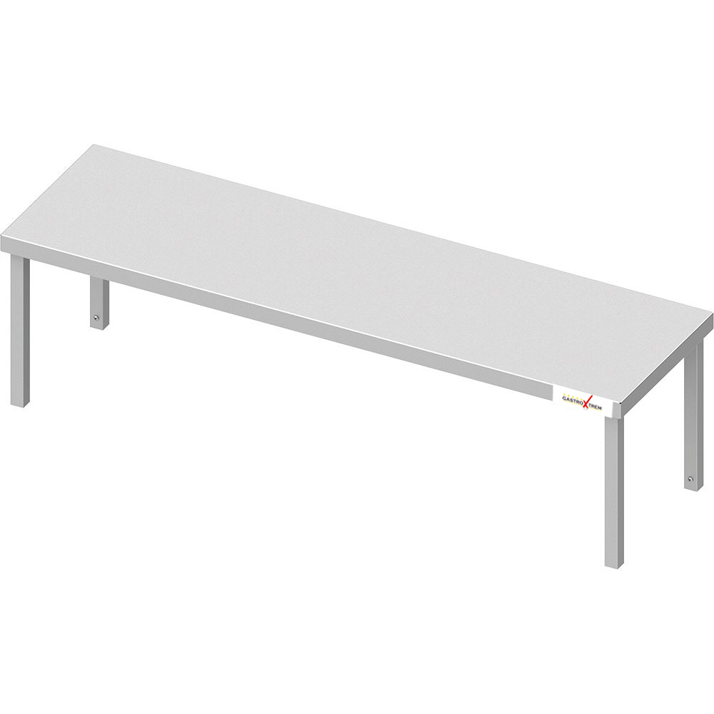 GASTROXTREM Edelstahl Aufsatzbord 1-etagig - versch. Ausführungen