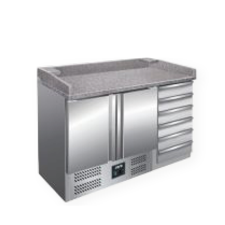 Pizza Vorbereitungstische