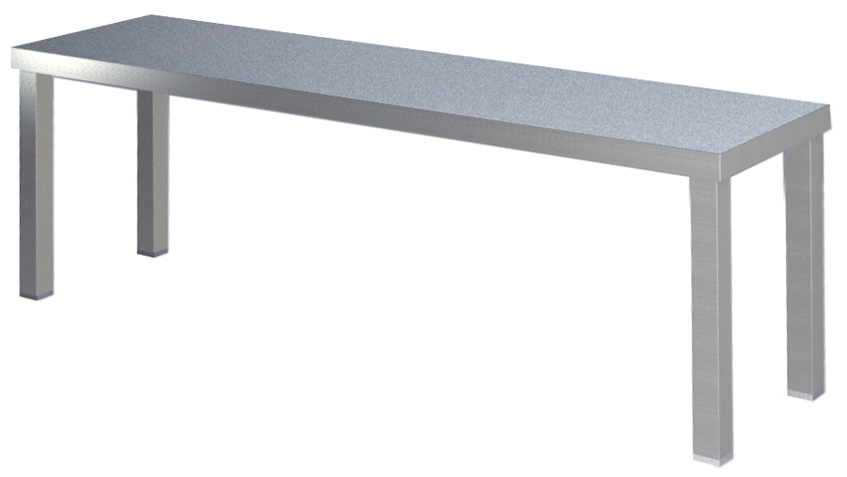 KBS Edelstahl Aufsatzbord versch. Größen