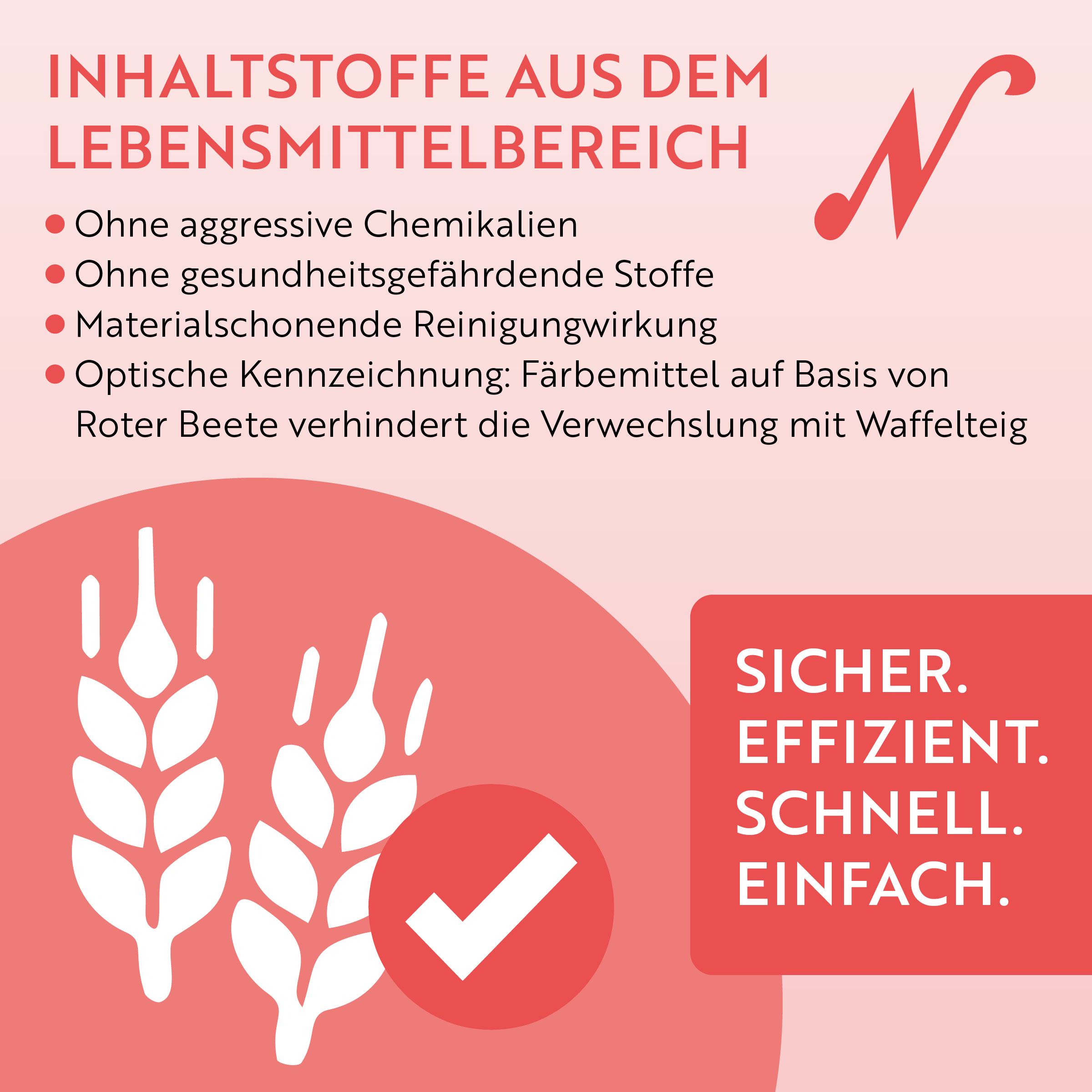 Back & Clean Ready-Mix, Reinigungswaffel als Backmischung für das Waffeleisen