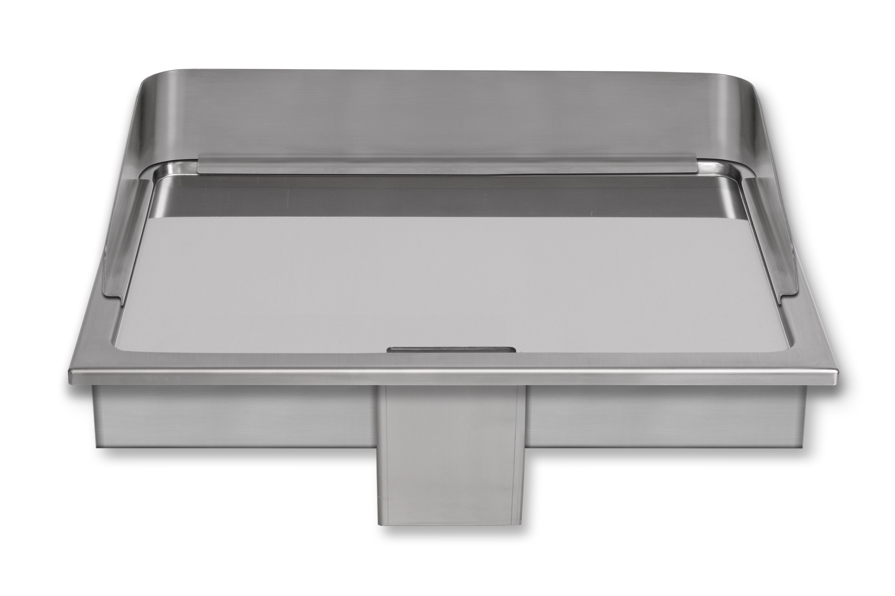 Berner BGE100C Einbaugrillplatte hartverchromt für die Gastronomie