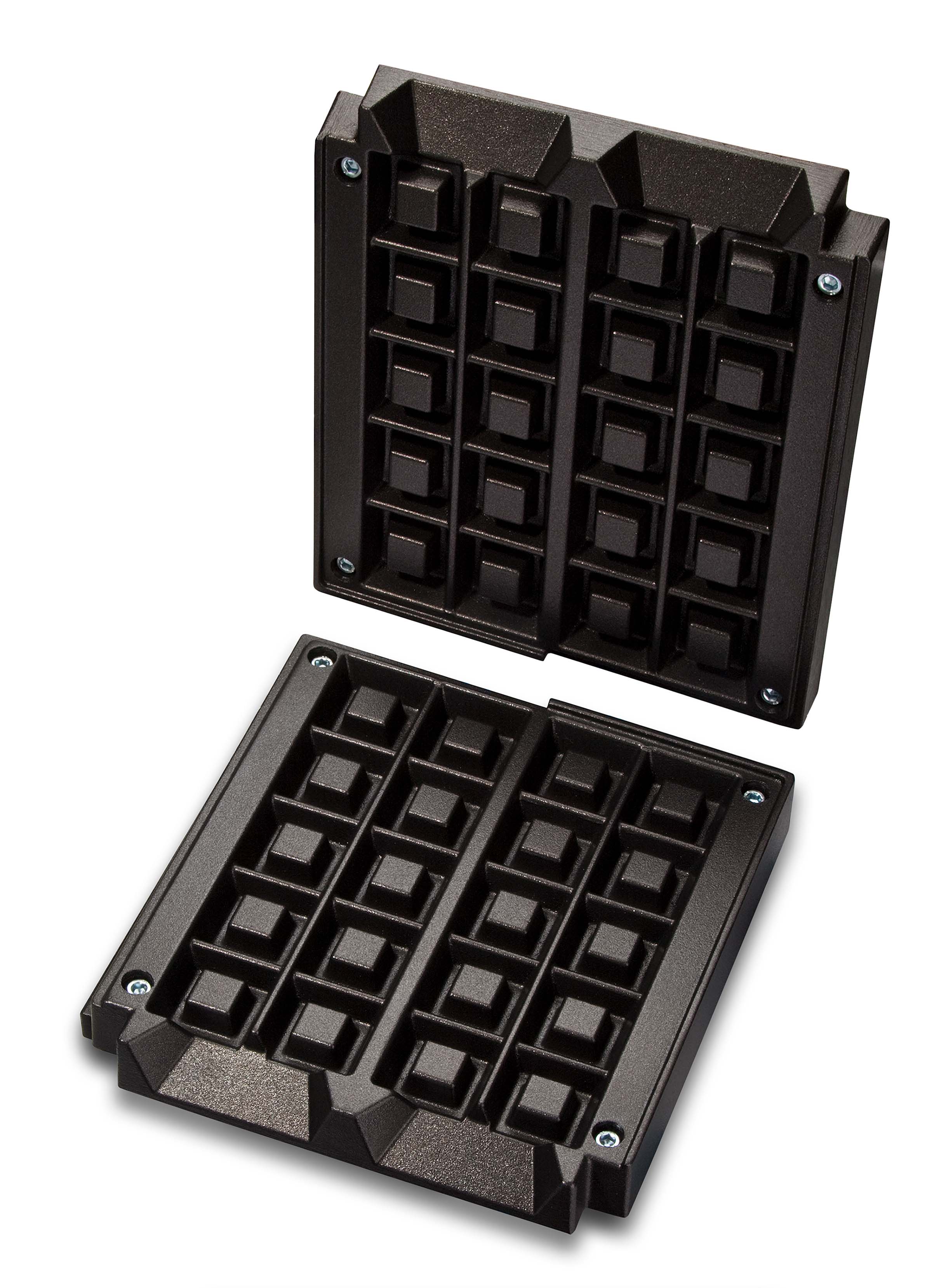 Neumärker Waffo-Biss Backplattensatz für Helios Vertikal-Backsystem (CNC-gefräst)