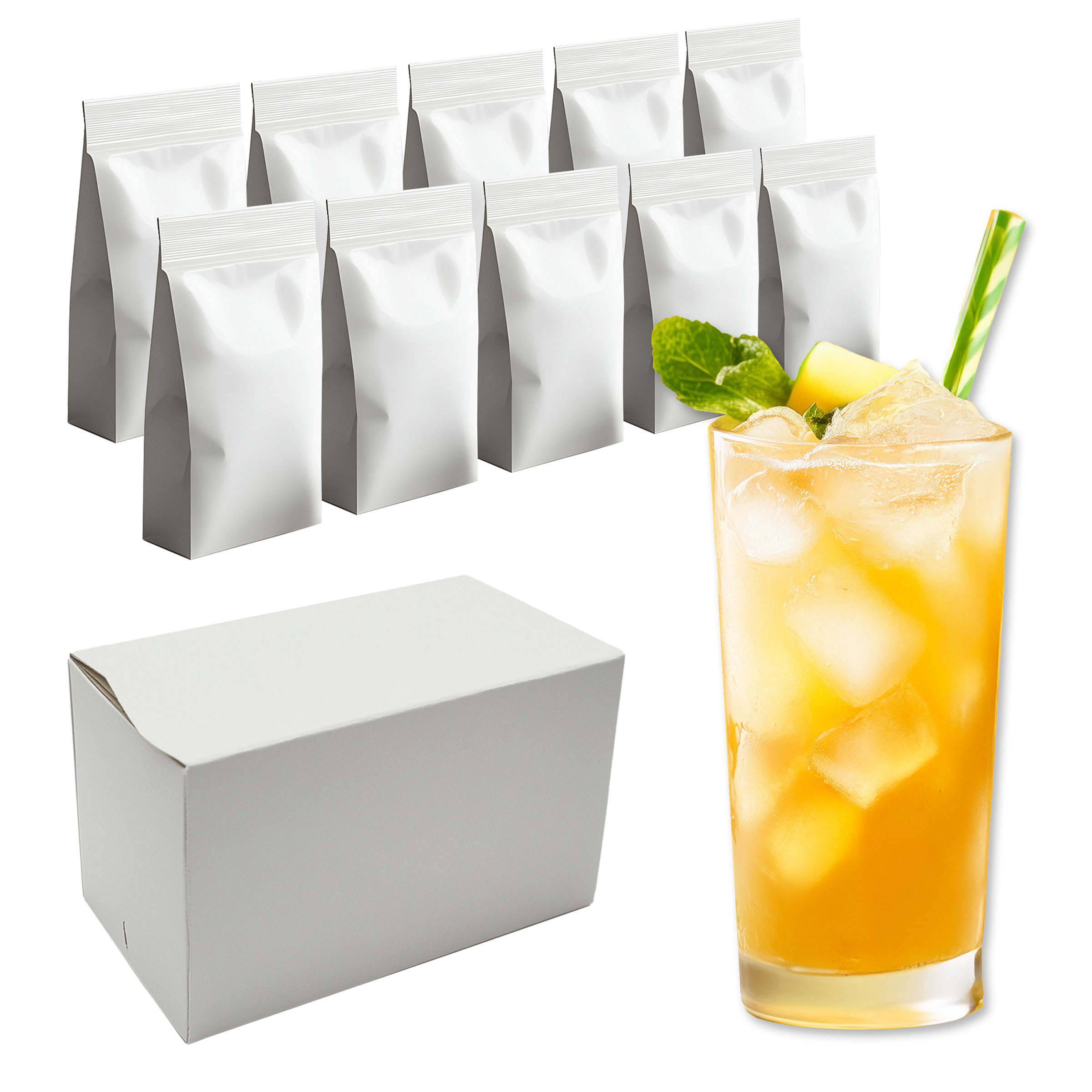 Neumärker Eistee-Ready-Mix Apfel-Mango | Karton à 10 kg (10x 1 kg)