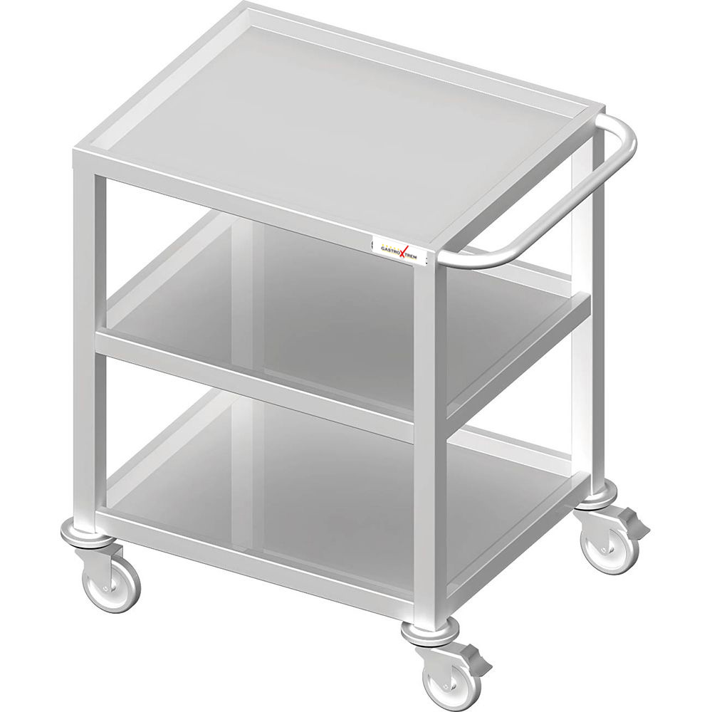 GASTROXTREM Transportwagen mit drei Böden verschweißt - verschiedene Größen