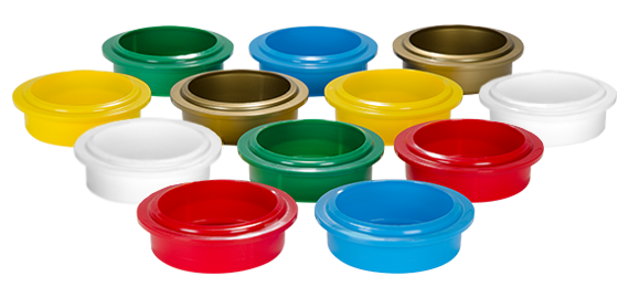 PACOJET Becherdeckel-Set Gelb 10 Stück