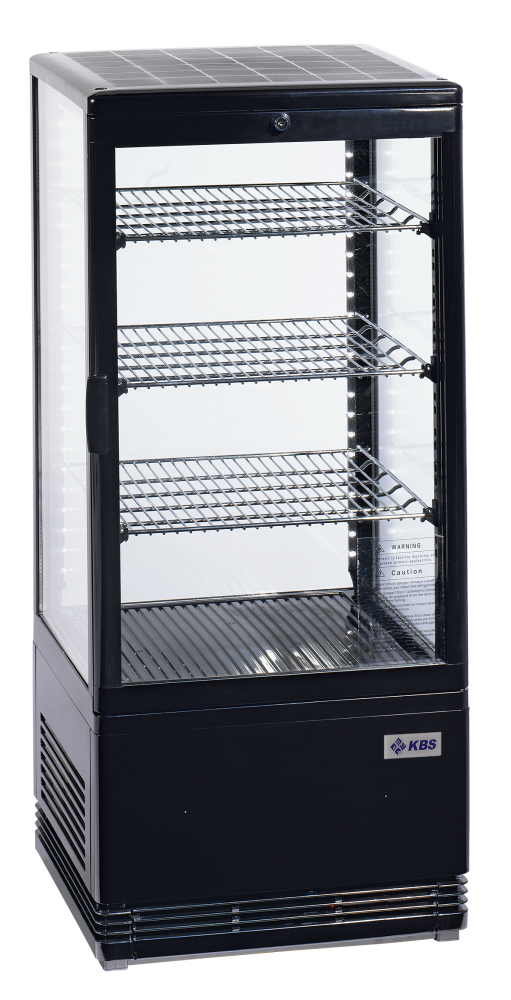 KBS Tischkühlvitrine RT-78 G LED (schwarz)