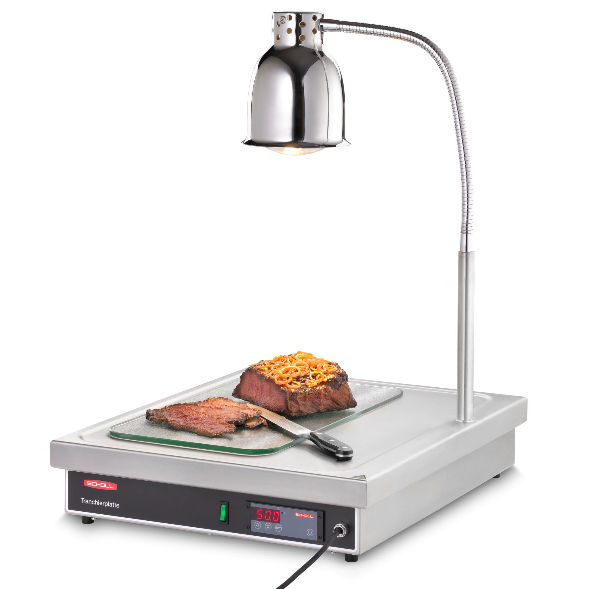 Scholl Tranchierplatte TP 90050 ohne Hustenschutz mit 1 Wärmelampe B3120