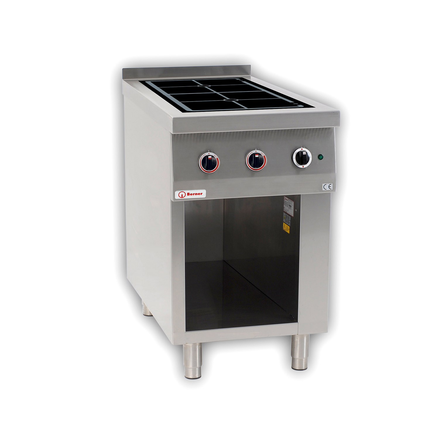Berner BI2SHV14 Induktionsherd mit 2 Kochstellen Sondermodell