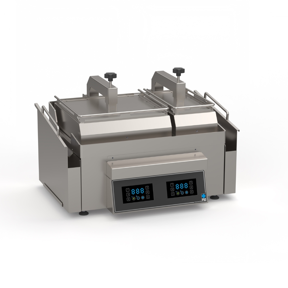 FKI Turbomatic-Kontakt-Grill GL9002, 2 Platten (2/3 + 1/2)