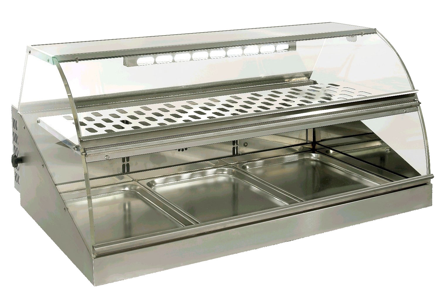 Warmhaltevitrine Mercado H3 Mit Frontklappen zur Selbstbedienung