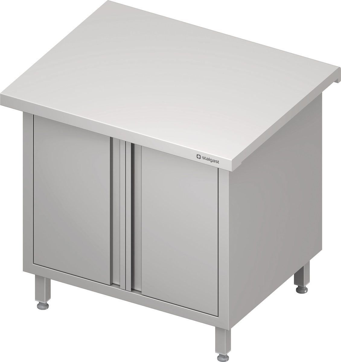 STALGAST Neutralausgabe "Free Flow" mit Flügeltüren 700x735x880 mm Edelstahlabdeckung