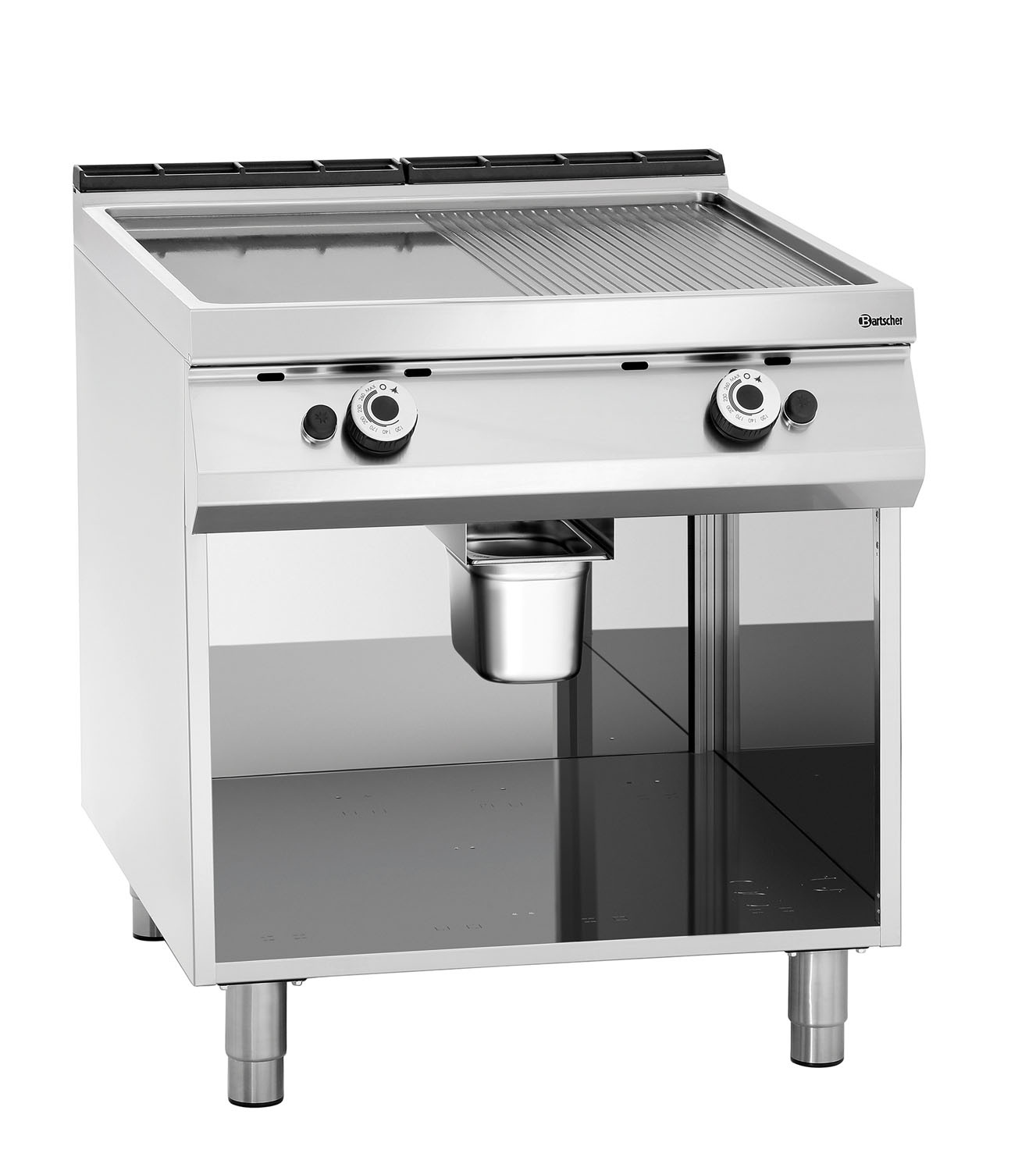 BARTSCHER Gas-Griddleplatte, 1/2 + 1/2, OU - 2955061