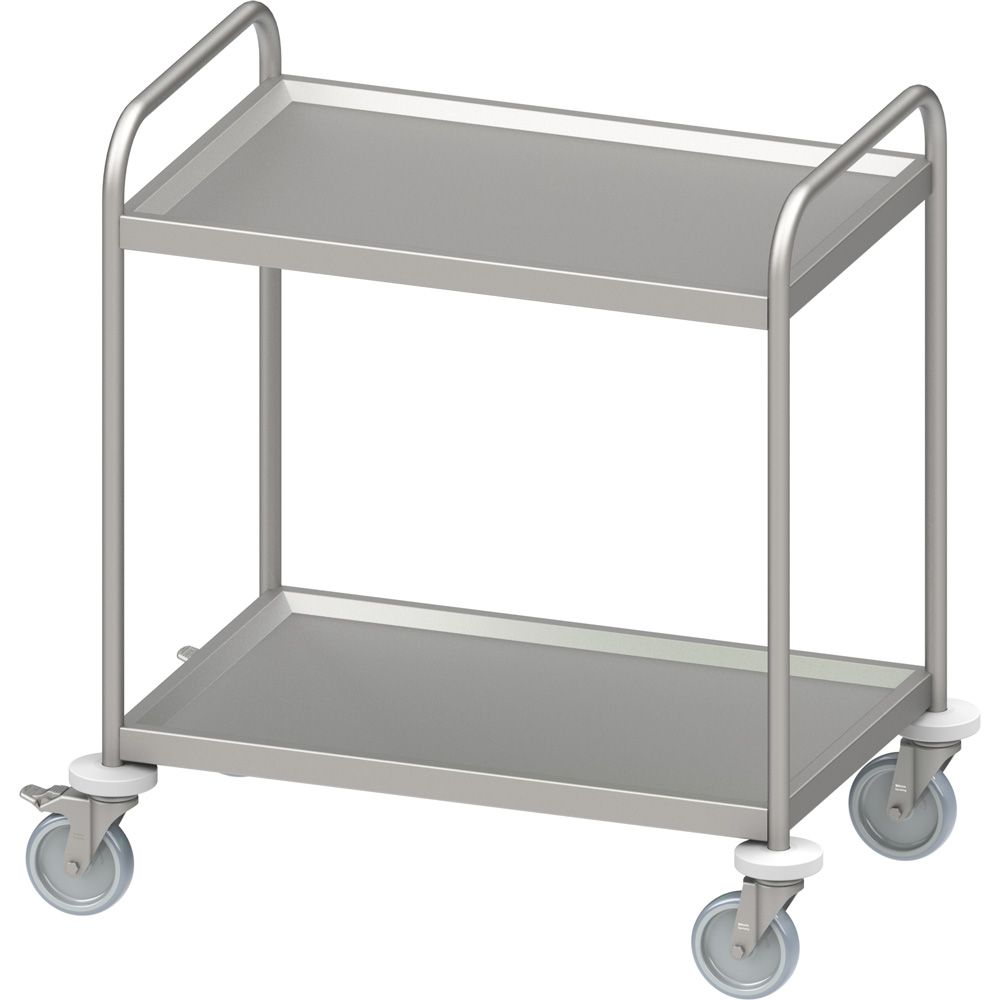 GASTROXTREM Servierwagen PRO mit zwei Böden verschweißt - verschiedene Größen