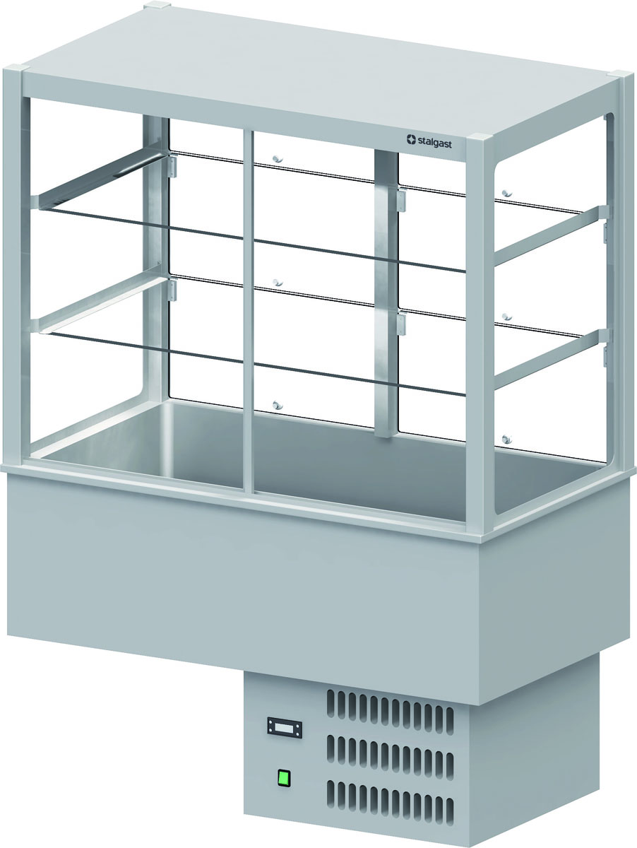 STALGAST Selbstbedienungsvitrine "Drop-In" mit Kühlwanne 1155x620x1355 mm