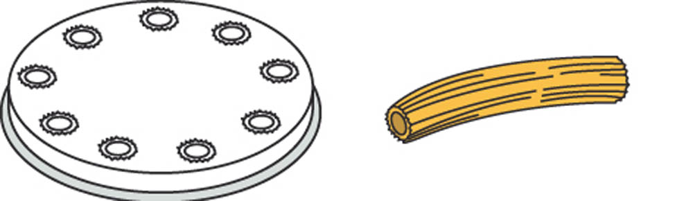 Pasta-Scheibe Ø 57 mm Bucatini - für MPF 2,5 und MPF 4