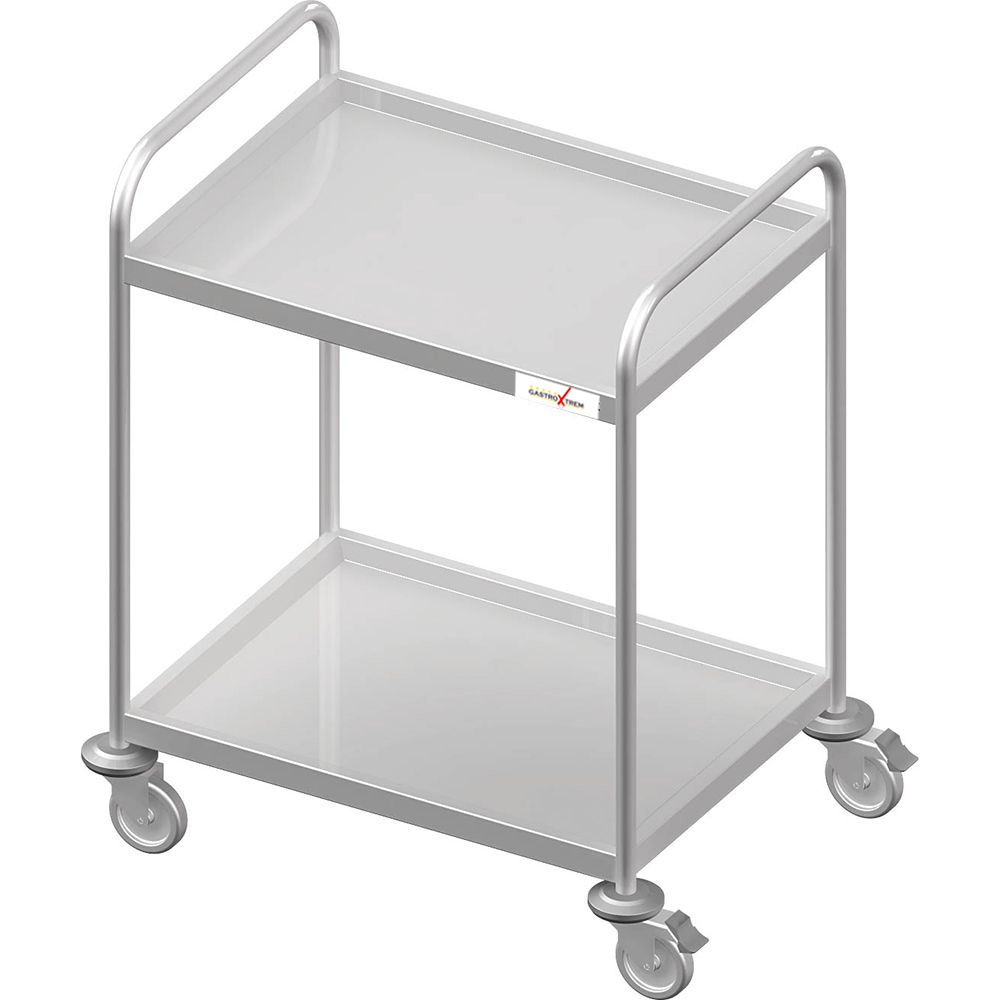 GASTROXTREM Servierwagen mit zwei Böden verschweißt - verschiedene Größen