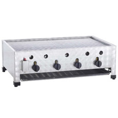 Neumärker Kombi-Tischbräter - 4 Brenner mit Gas 00-50483