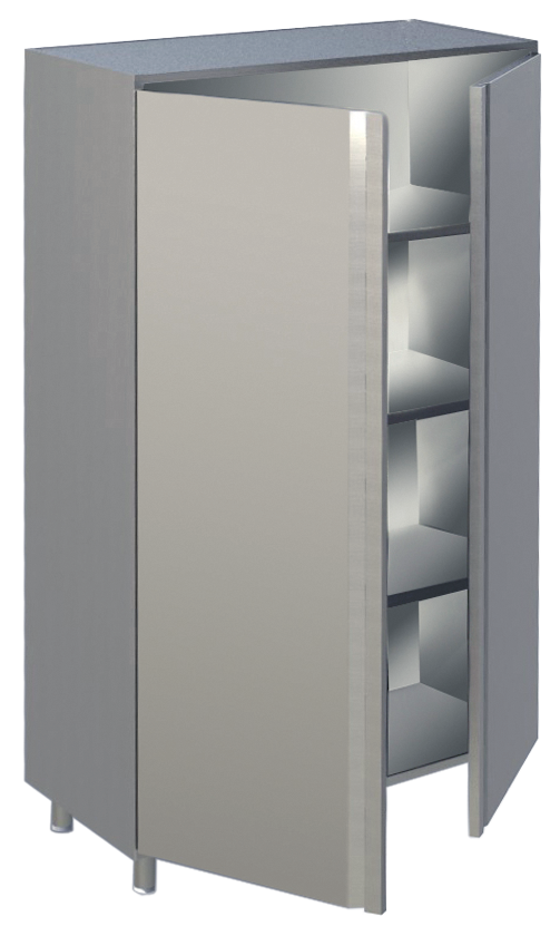 KBS Geschirrschrank Breite 100cm Höhe 150cm mit Drehtüren