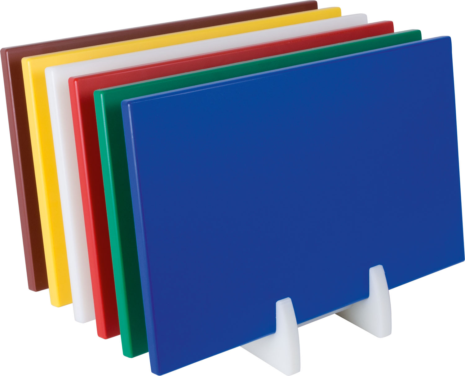 SARO Polyethylen-Schneidebrett Anti-Rutsch Füße weiß