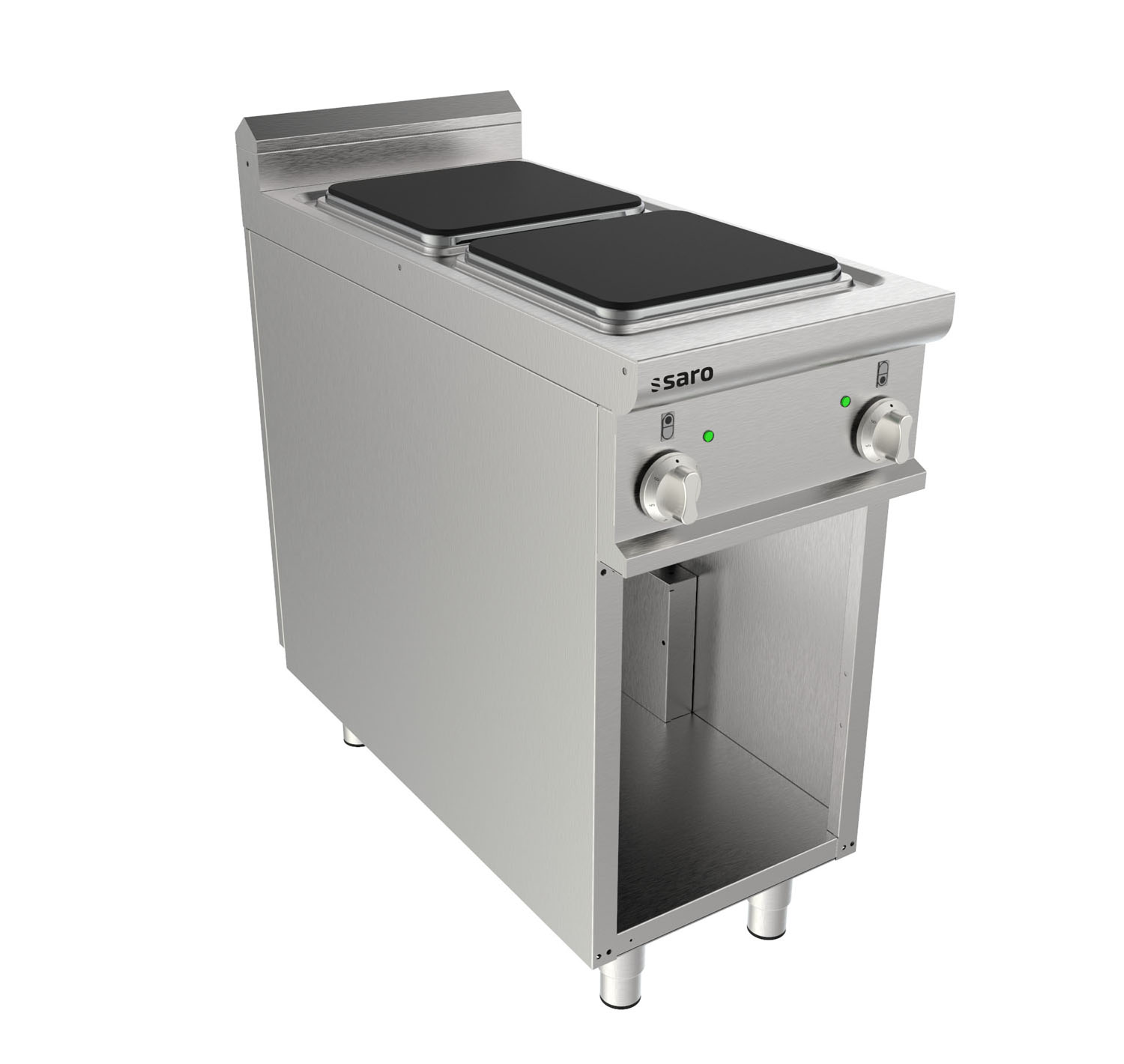 SARO Elektroherd offener Unrterbau 2 Platten LQ
